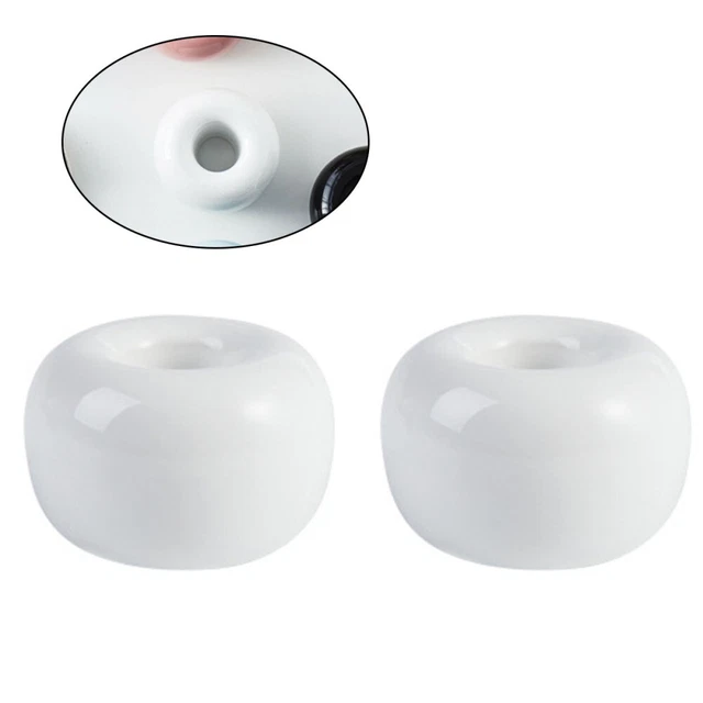 2 Pcs Supporto Portaspazzolino Mini Spazzolini Ceramica Denti Amanti