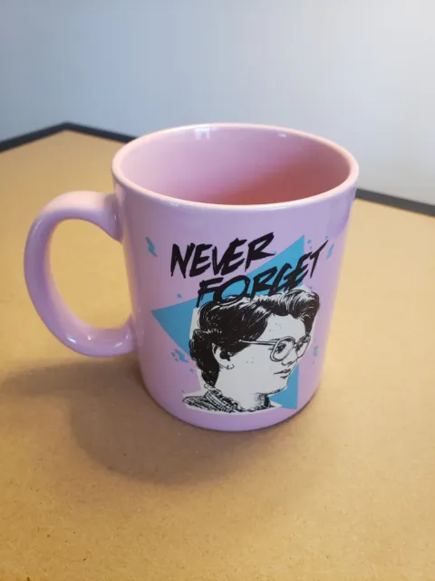 Stranger Things Netflix Official Barb Merch Never Forget Pink Mug Tea Coffee Cup