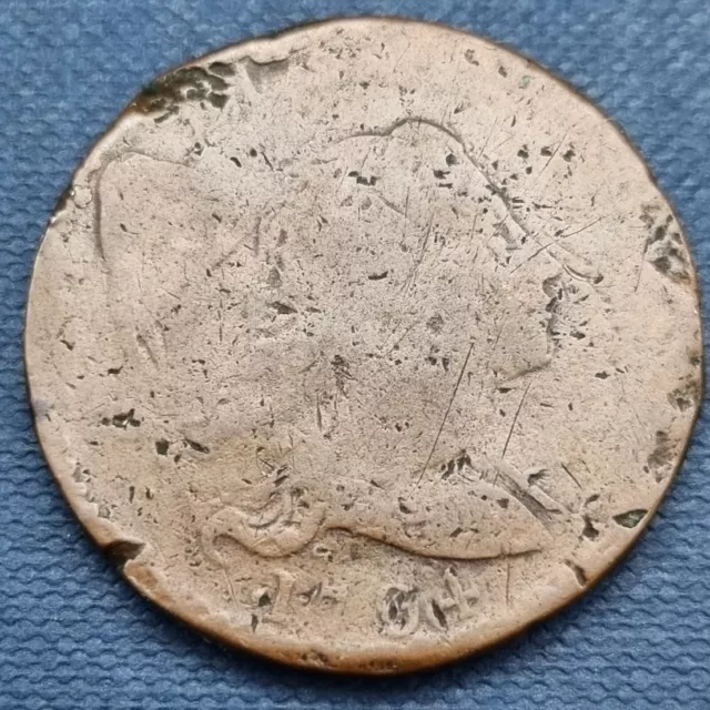 1794 Flowing Hair Large Cent 1c Circulated Net VG Details #58793