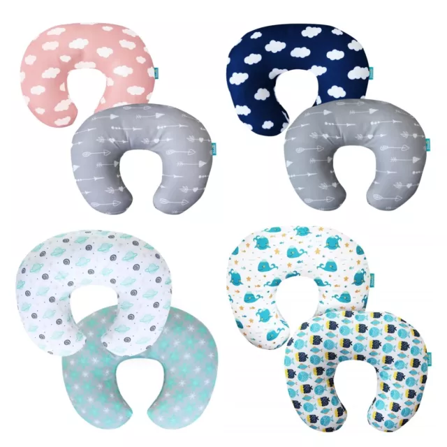 Nursing Pillow Cover Breastfeeding for Boppy Pillow Safely with Zipper 2 Pack