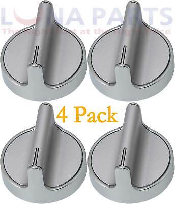 4 Pack W10594481 W10698166 Knob for Whirlpool Stove/Range AP5949868 PS11756643