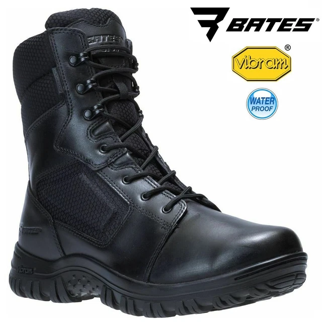 Stivali Militari Uomo Stivali Tattici Militari SWAT Neri Brandit - Stivali Da Combattimento Impermeabili, Outdoor, Robusti Scarpe Militari Antiscivolo