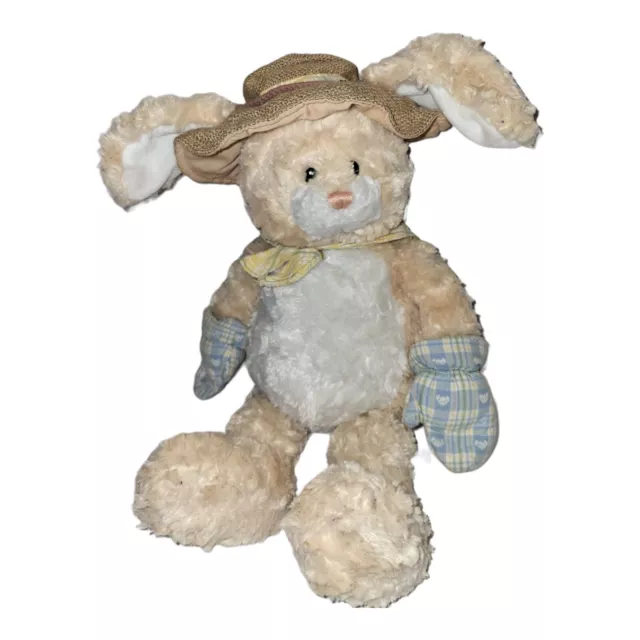 Gund Bunny Garden Cappie 36194 Rabbit Plush Toy Cream White Hat gloves