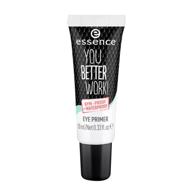 YOU BETTER WORK EYE PRIMER 10ml Eyeshadow Makeup Base Clear Cream Waterproof UK