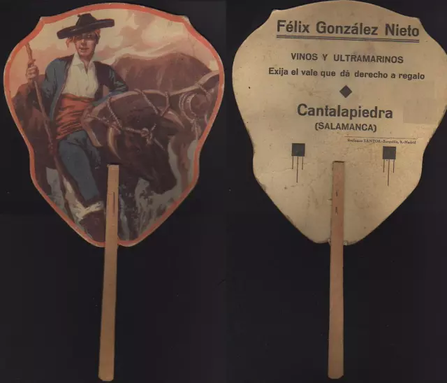 Año 1950 Salamanca Pay Pay PUBLICITARIO. FELIX GONZALEZ NIETO Vinos Ultramarinos