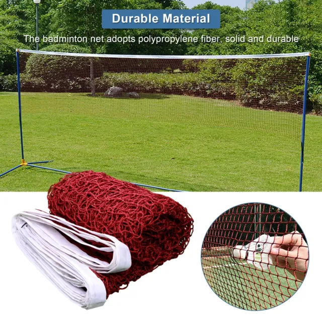 Hot 2 Colors Portable Durable Badminton Mesh Net For Outdoor Sports Entertainmen
