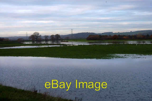 Photo 6x4 River Trent Manor Lane Shelford Gunthorpe Picture showing flood c2008