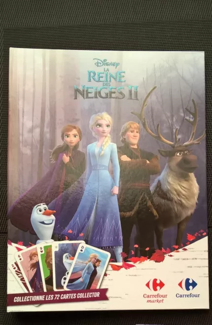 Reine Des Neiges Carrefour 2019/Album Vide +Cartes A Installer Vous-Meme=Complet