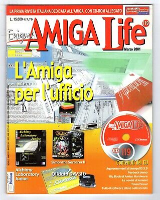 CD Enigma AMIGA LIFE n°119 Marzo 2001 Rivista 