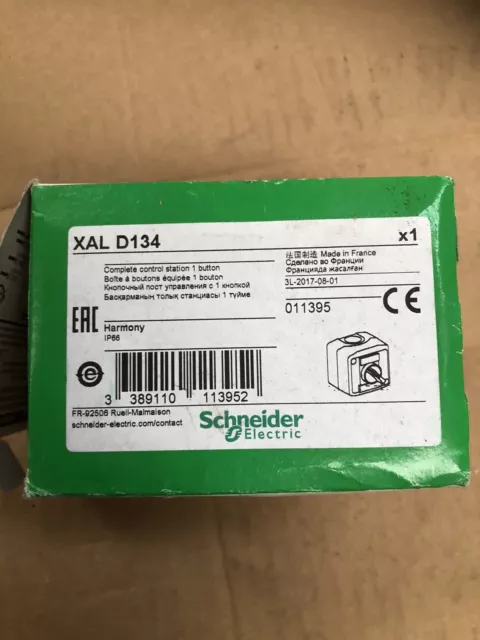 Schneider Electric Xal- D134 (New In Box)