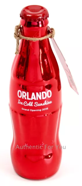 NEW Coca Cola Store Orlando Disney Springs Red 8 oz Bottle Limited Edition 500