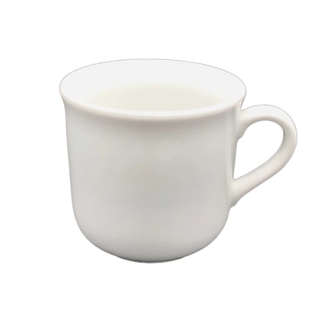 Kaffeebecher 200ml Kaffee Becher klein Tasse Kaffeepott Tassen II. Wahl Weiß