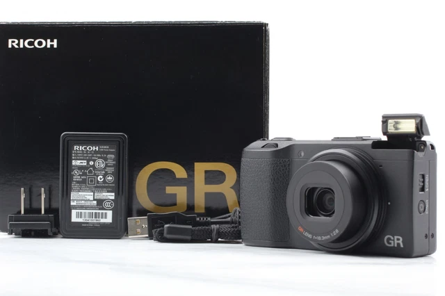 [Top Mint in Box] Ricoh GR I 16.2MP APS-C Digital Compact Black Camera Japan