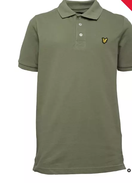 29jan Lyle And Scott Junior boys Classic Polo Shirt  Green Smart casual age 15