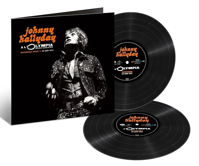 JOHNNY HALLYDAY OLYMPIA 1973 /  2xLP VINYLE LIMITÉ 3000 EX. / NEUF SOUS BLISTER