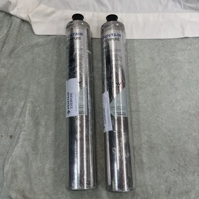 Pentair Everpure EV961256 Water Filter Cartridge MC2 Lot Of 2