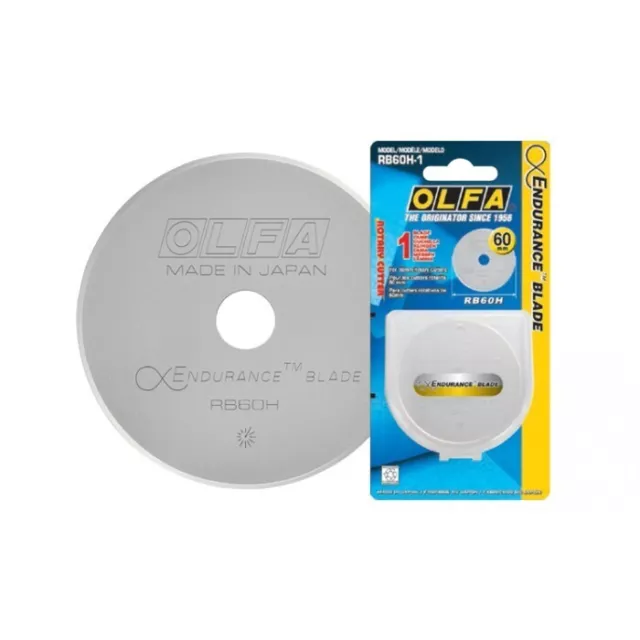 OLFA 60mm Rotary Cutter Replacement Blade (1pk)