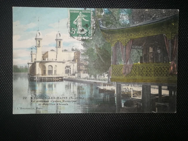 CPA 95 ENGHIEN-LES-BAINS - The New Municipal Casino and Chinese Pavilion