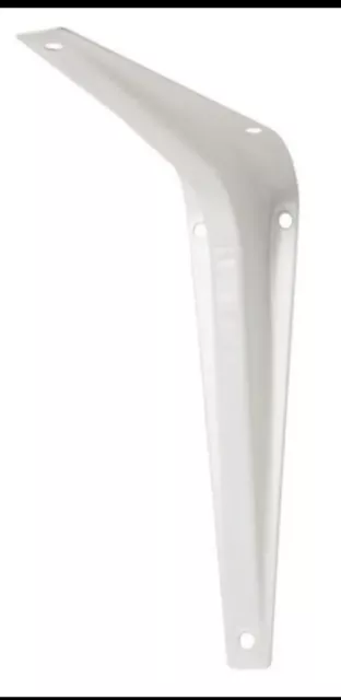 Everbilt 10 in. x 12 in. White Shelf Bracket  Lot of 10