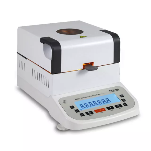 120g/0.005g Rapid Halogen Heating Moisture Analyzer Halogen Moisture Test Meter