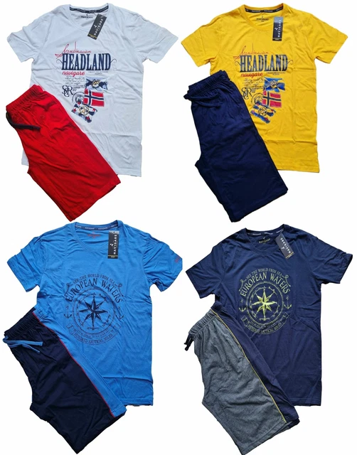 Completo Uomo Navigare Sport Maglia Aderente Pantaloncino Manica Corta Estate