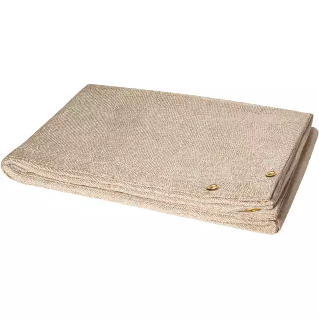 Steiner 372-10X10 ToughGuard 18 oz Heat Cleaned Tan Fiberglass Welding Blanket