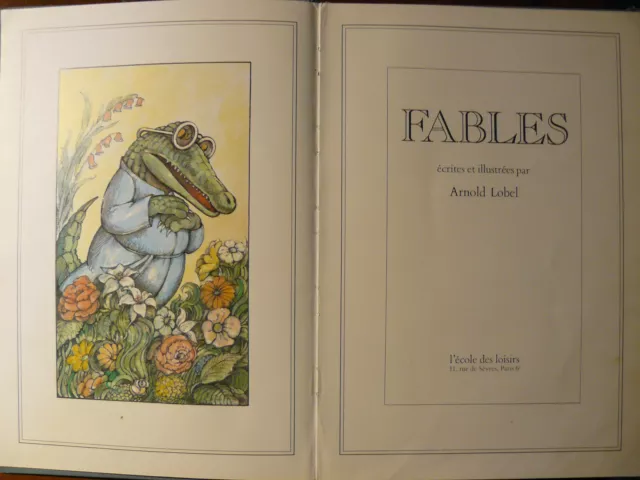 Fables.Arnold Lobel.L'école des loisirs.1980 3