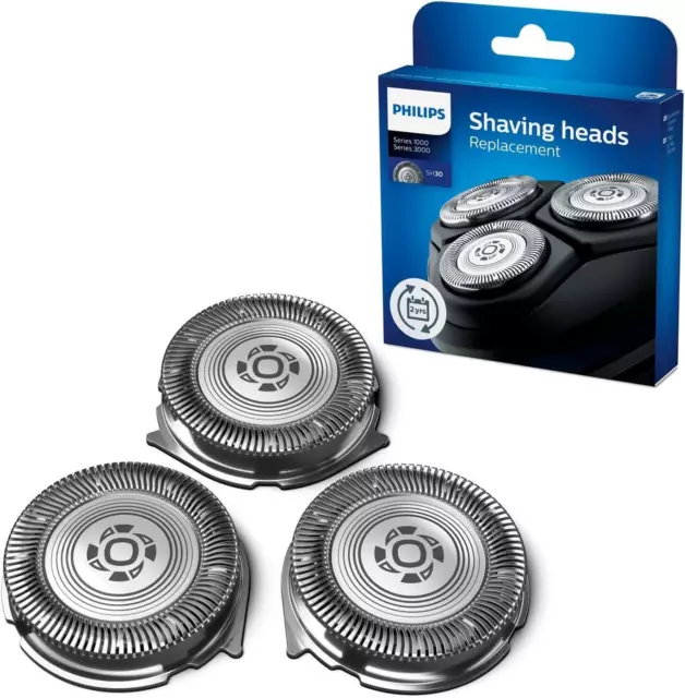 Philips Genuine Replacement Shaver Shaving Heads for 3000 & 1000 Series SH30 UK