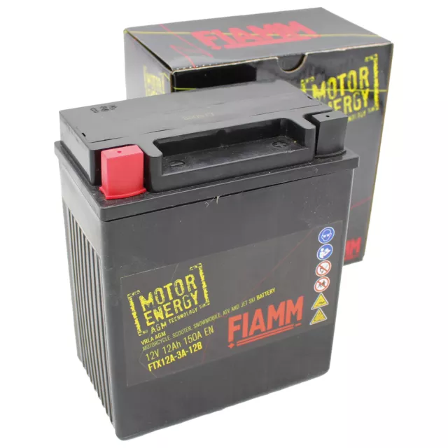 Fiamm Batteria Moto Ftx12A-3A-12B 7907030