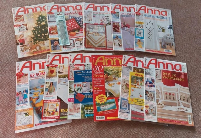 11x Anna Burda Spaß an Handarbeiten Jahrgang 2004
