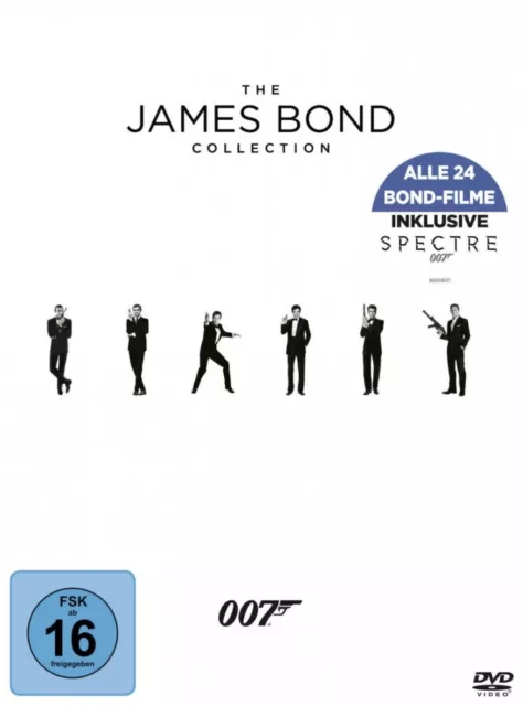 The James Bond Collection / Alle 24 Bond Filme # 24-DVD-BOX-NEU