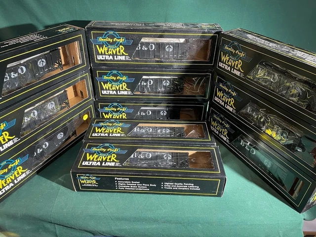 Weaver B&O 3 Bay  HOPPER 11 car set 2 Rail