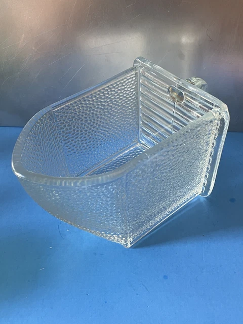 Antique PONCET Art Deco Glass 3 1/2 CUP Scoop For HOOSIER CABINET -  1930s