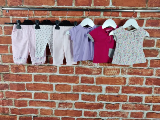 Baby Girls Bundle Age 0-3 Months Next Benetton Etc Leggings T-Shirts Pink 62Cm