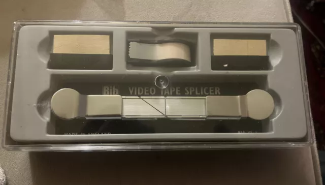 Vintage Bib Video Tape Splicer/Nortronics Splicer and Dispenser Cassette Tape...