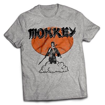 Monkey Magic TV Themed Retro T Shirt Martial Arts Kung Fu Cult Chinese Japanese