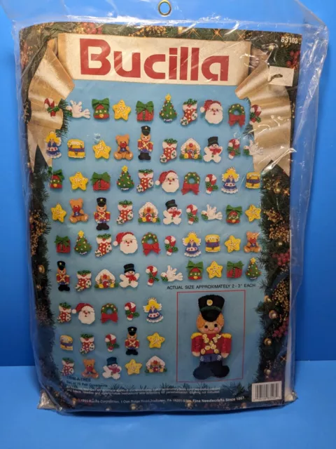 BUCILLA TRIM A Tree 75 Felt Christmas Ornaments Kit #83103 $22.99 - PicClick