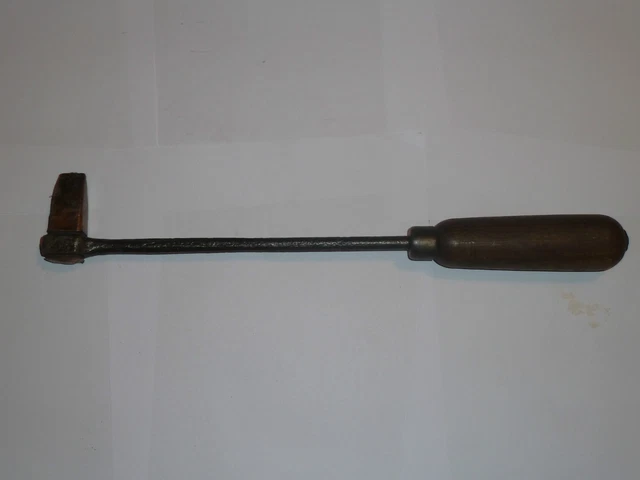 Lot De 4 Fers à Souder Anciens Pour Zingueur – Têtes En Cuivre, Outils Vintage – Occasion, état Fonctionnel
