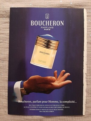 Boucheron Publicité papier Boucheron advertising paper Boucheron Publicité papier Boucheron advertising paper