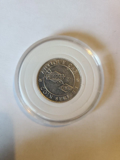 1960S SUNOCO GAS Studebaker Electric Antique Car Coin Series 1 Aluminum