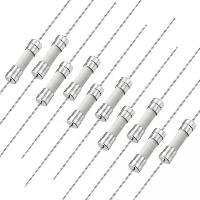 Fusibili Ceramici Azione Lenta Time  Ritardati Filo 5mm x 20mm 250V T2.5A 10pz