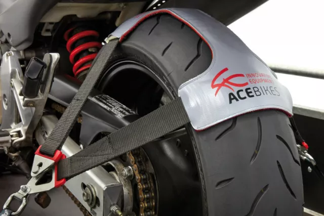 Acebikes transport safety motorcycle tensioning belt tire basic difficulty