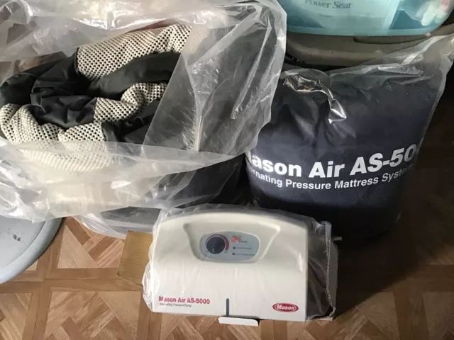 Mason Air AS-5000 Alternating Pressure Mattress System 36x80 New No Box