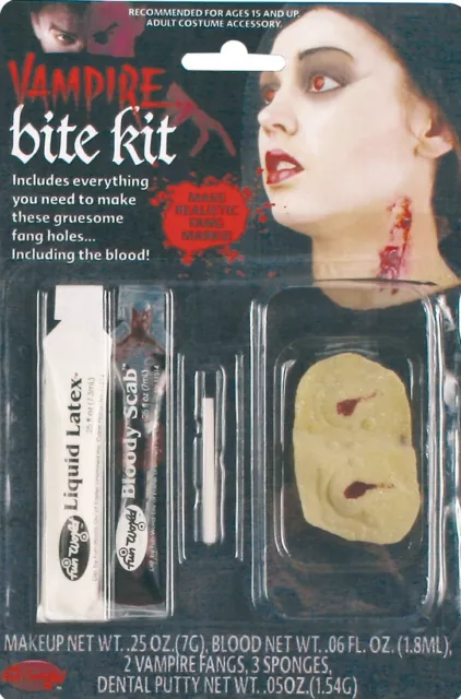 Living Nightmare FX Vampire Bite Professional Latex Prosthetic Makeup Kit