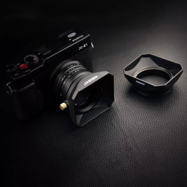 58MM Universal Square Lens Hood for DSLR Mirrorless Camera Lens Camcorder DV