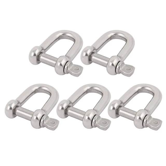 5pz filettatura M8 304 acciaio inox anello trazione U Filo bloccaggio fissaggio