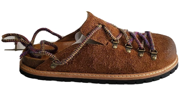 Nwob Fugazi Tibert Mule Brown Suede Vibram Rubber Sole  Men's Us Sz 10 Sold Out