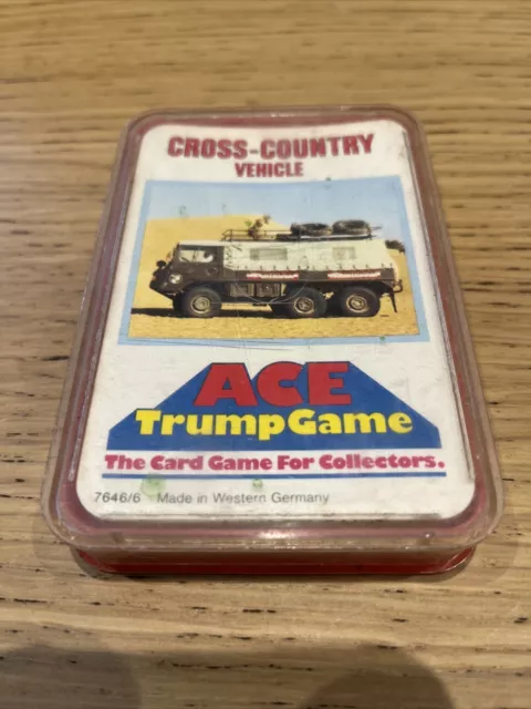 VINTAGE 1970s CROSS COUNTRY VEHICLES TOP TRUMPS