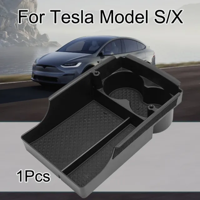 Per Tesla Model S/X Console Centrale Scatola di Deposito Supporto Coppa Parti