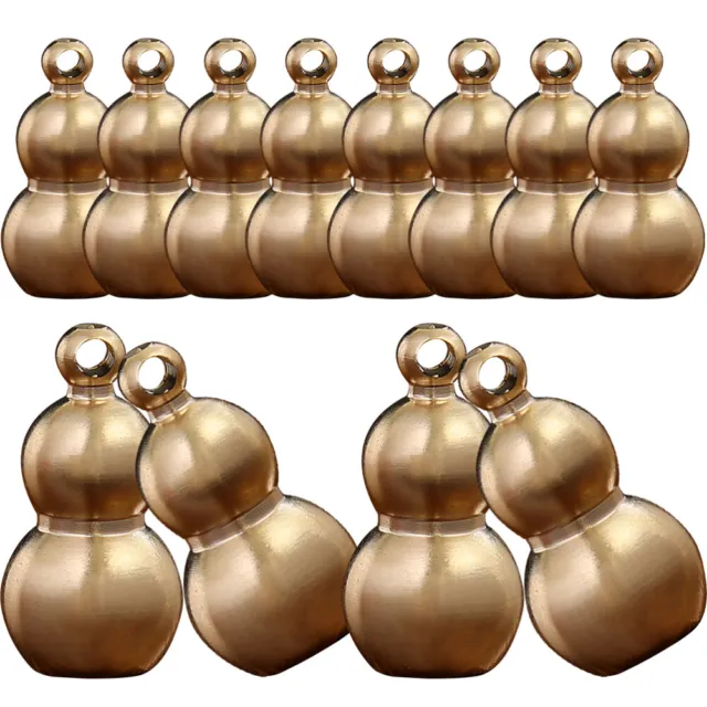 10x Brass Gourd Charms Sac de décoration calabash ornamente 10pcs pendre des